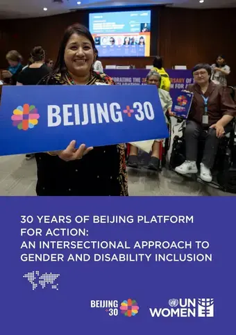 30 years of Beijing Platform for Action: An intersectional approach to gender and disability inclusion