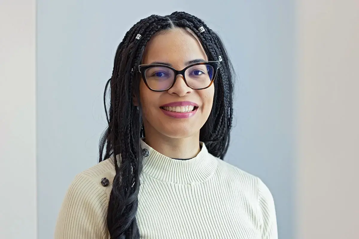 Anne Heloise Barbosa, a member of Generation Equality's Feminist Action for Climate Justice, from Brazil. Photo: UN Women/Radhika Chalasani