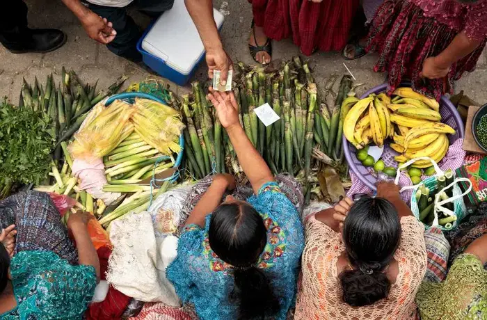 Scenes from the municipal market in Tucuru, Guatemala.