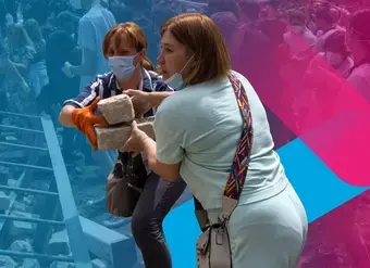 Women in Ukraine lead relief efforts. UN Women